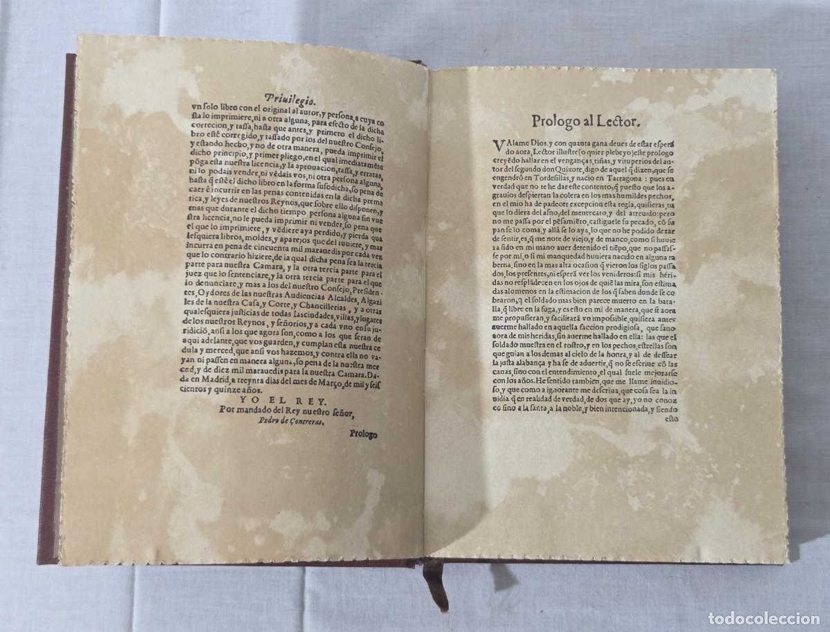 Libros de segunda mano: Libro de Don Quijote, Cervantes 1981, Fascimil, 2. Parte - Foto 10