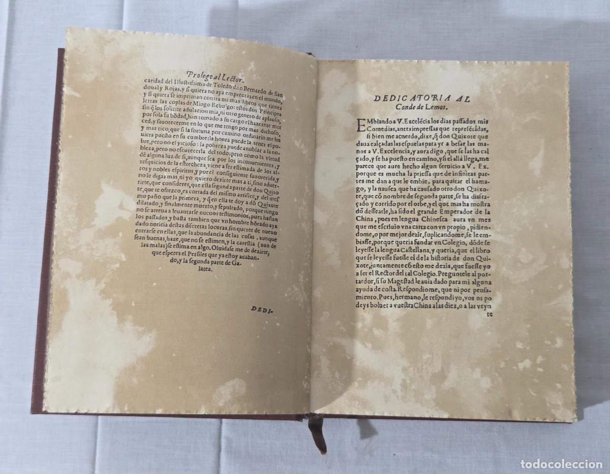 Libros de segunda mano: Libro de Don Quijote, Cervantes 1981, Fascimil, 2. Parte - Foto 11