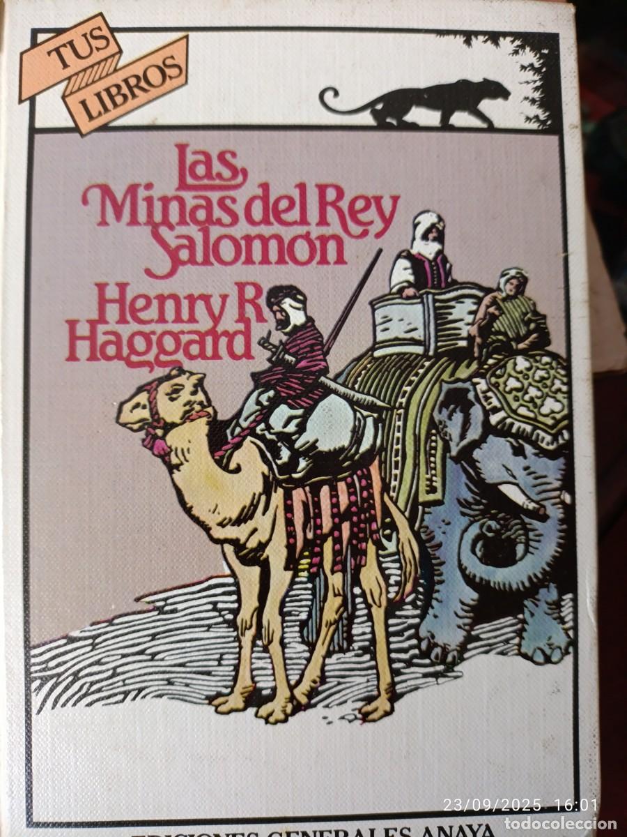 Libros de segunda mano: Las minas del Rey Salom&oacute;n. Henry R. Haggard - Foto 1