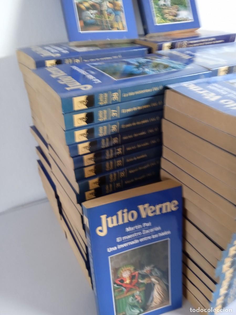 Libros de segunda mano: JULIO VERNE Editorial Orbis 100 tomos, Colecci&oacute;n Completa - Foto 3