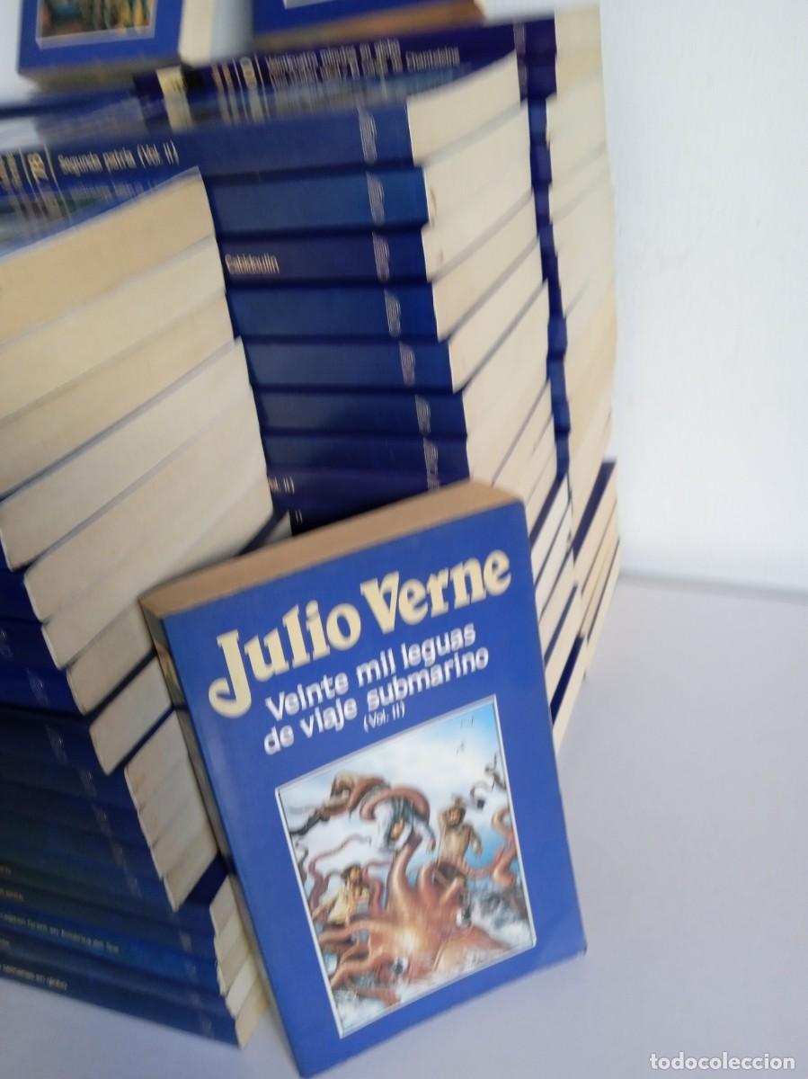Libros de segunda mano: JULIO VERNE Editorial Orbis 100 tomos, Colecci&oacute;n Completa - Foto 4