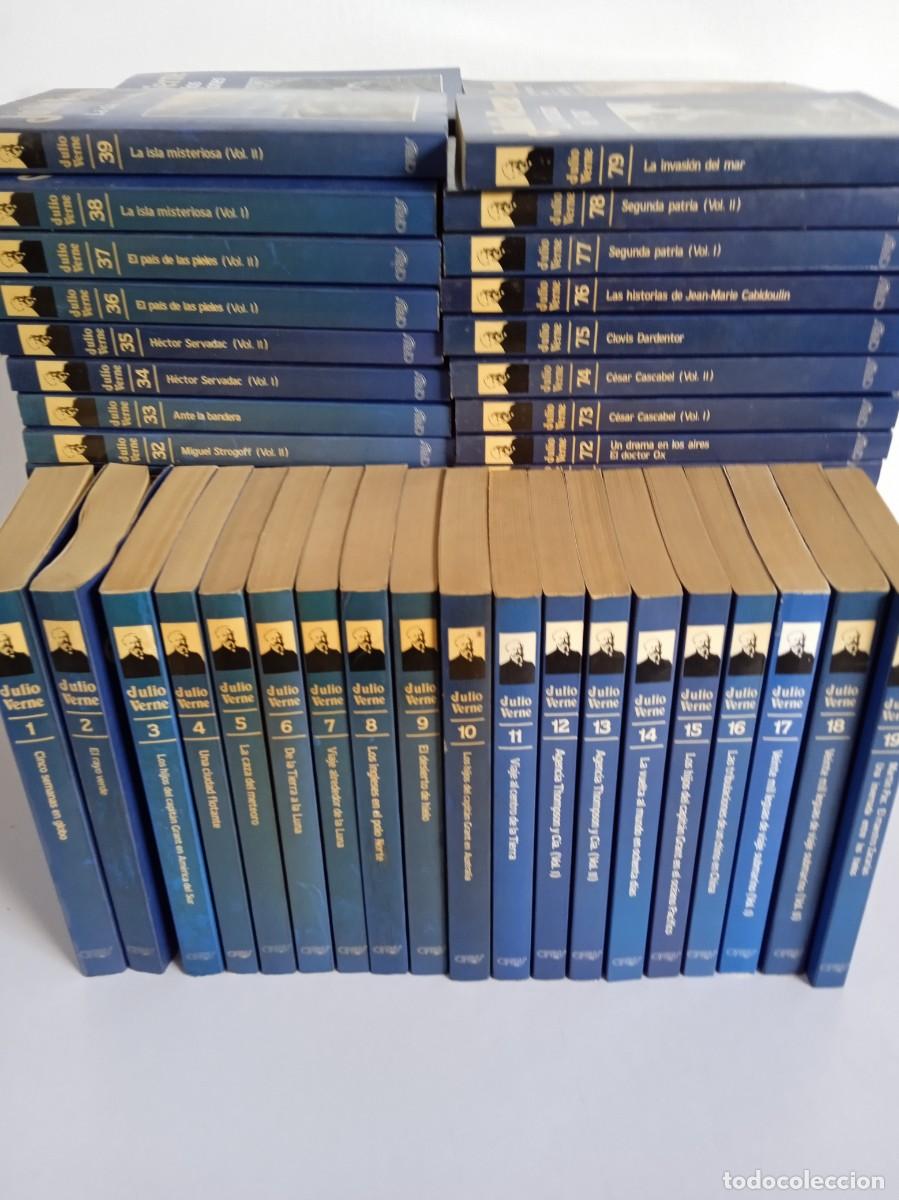 Libros de segunda mano: JULIO VERNE Editorial Orbis 100 tomos, Colecci&oacute;n Completa - Foto 5