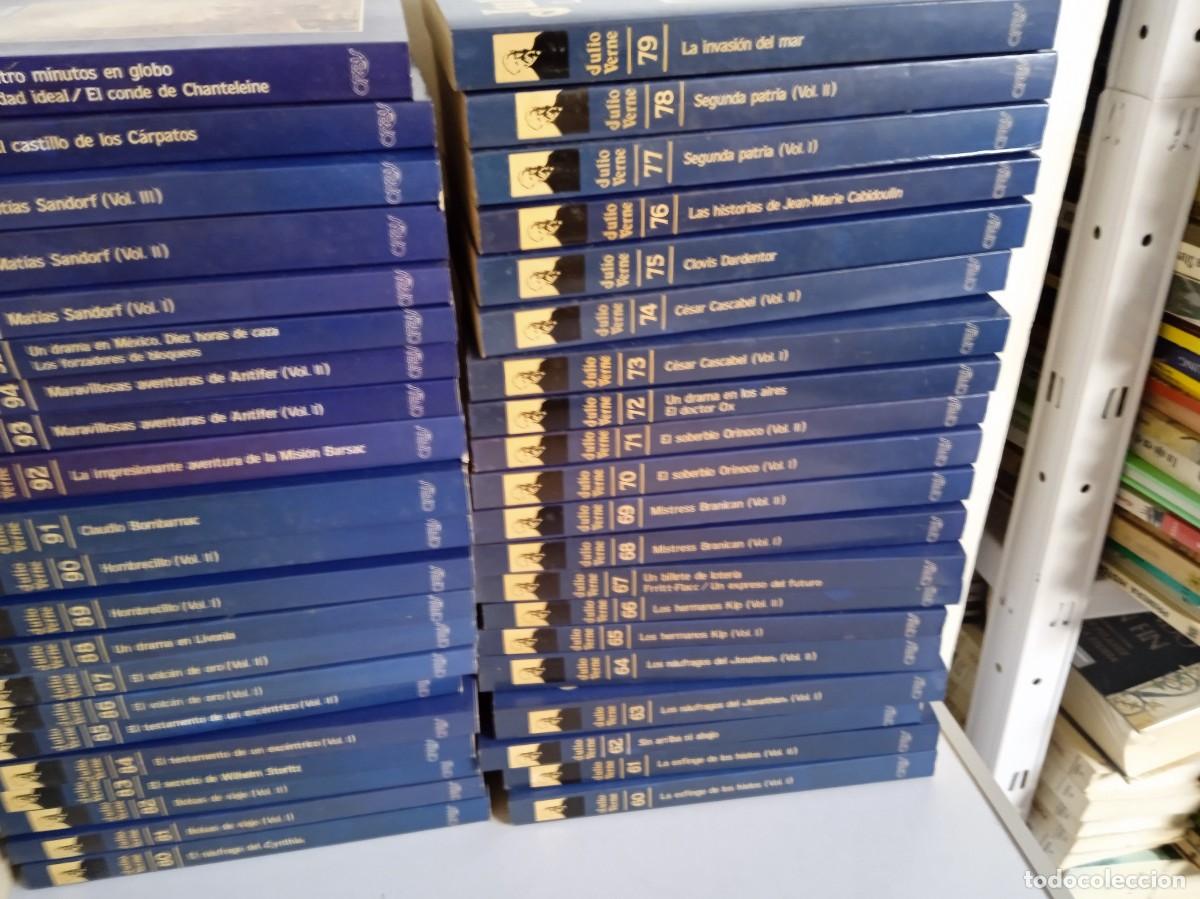 Libros de segunda mano: JULIO VERNE Editorial Orbis 100 tomos, Colecci&oacute;n Completa - Foto 10