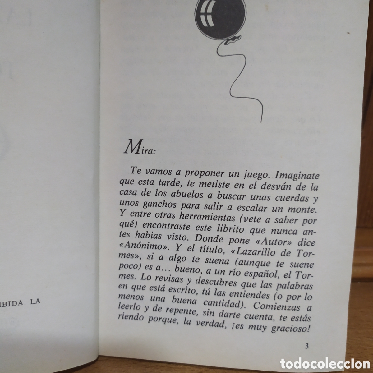 Libros de segunda mano: Lazarillo de Tormes - Editorial Sedmay 1980 - Foto 3