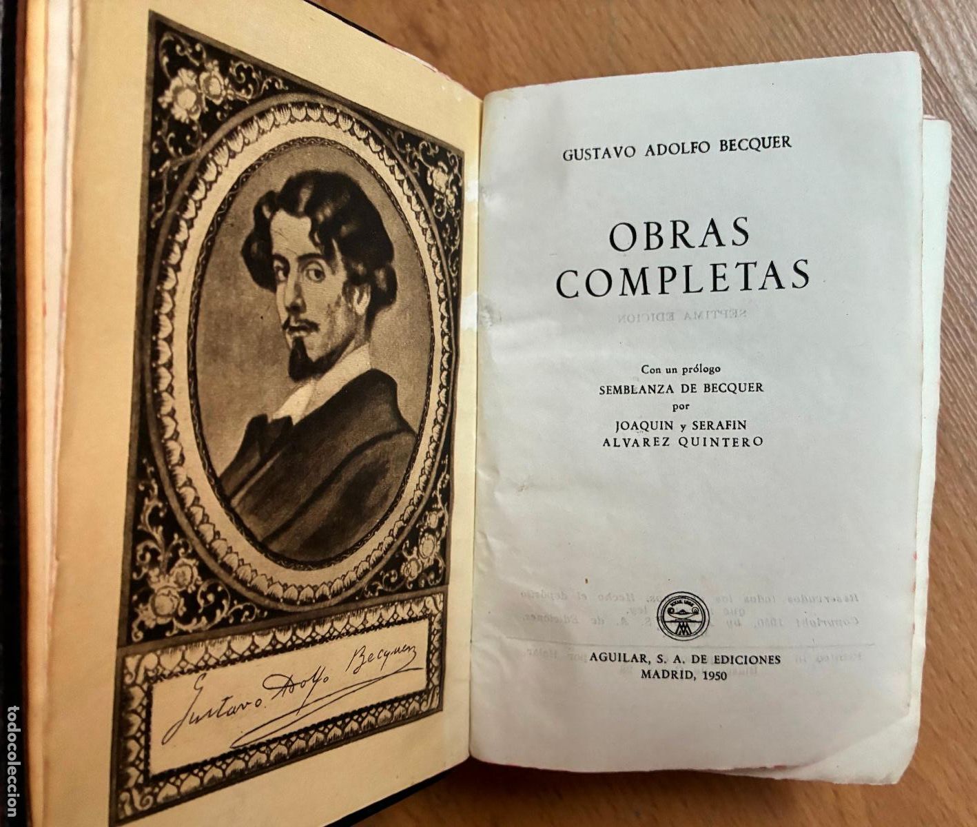 Libros de segunda mano: BECQUER. OBRAS COMPLETAS , AGUILAR, 7 EDICION LEER - Foto 10