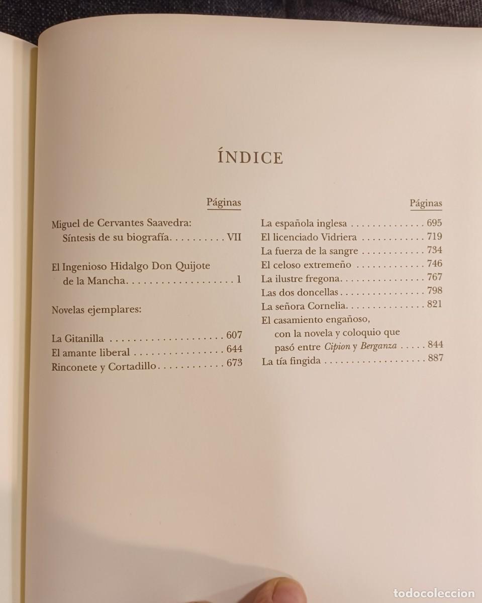 Libros de segunda mano: OBRAS COMPLETAS de MIGUEL de CERVANTES (2 TOMOS), Aguilar, 2003 - Foto 3