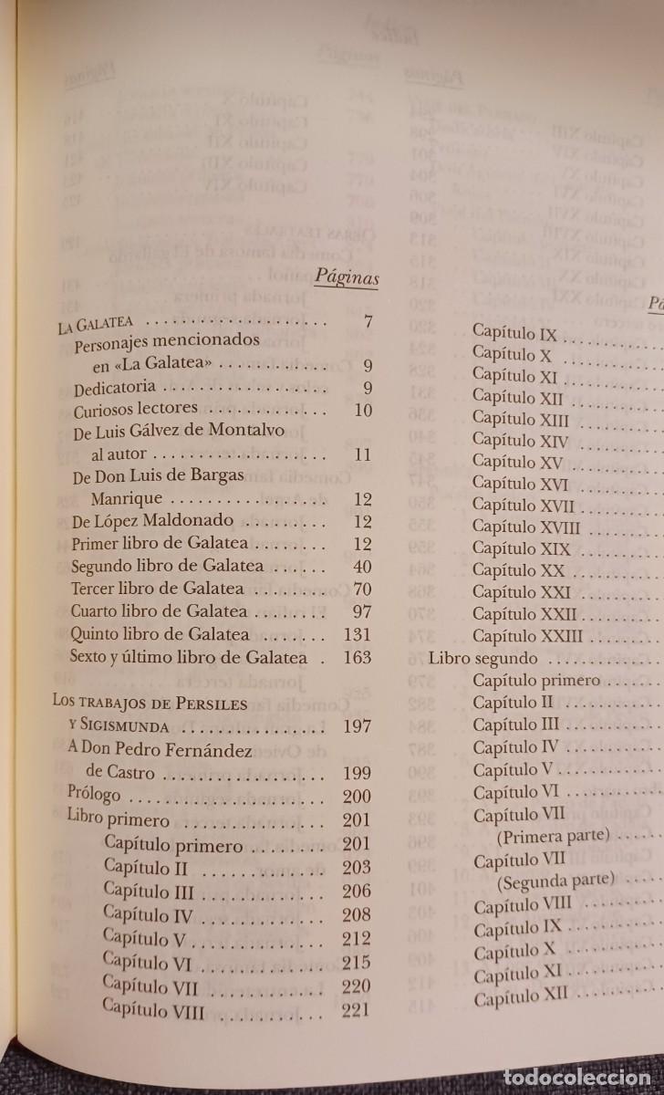Libros de segunda mano: OBRAS COMPLETAS de MIGUEL de CERVANTES (2 TOMOS), Aguilar, 2003 - Foto 4