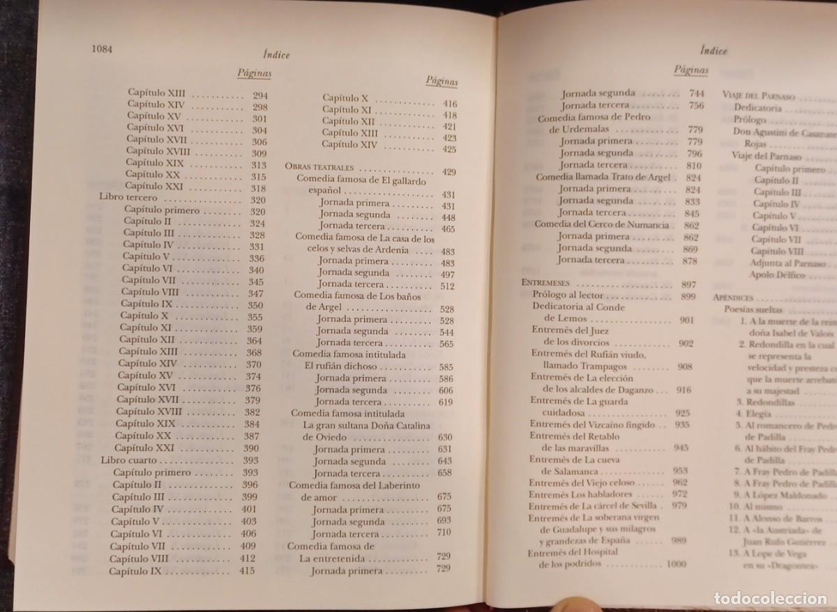 Libros de segunda mano: OBRAS COMPLETAS de MIGUEL de CERVANTES (2 TOMOS), Aguilar, 2003 - Foto 5