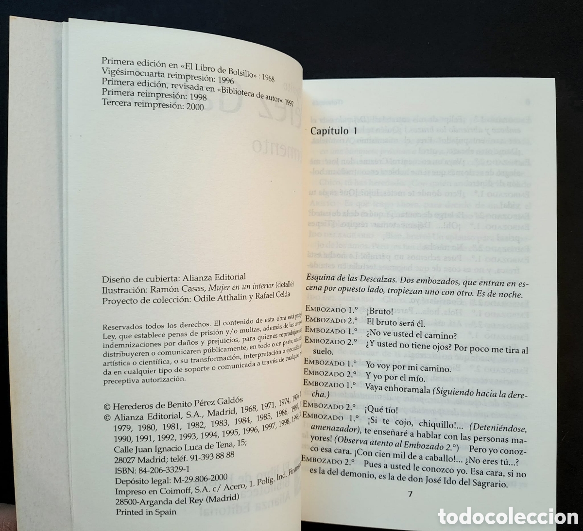 Libros de segunda mano: Tormento - Benito P&eacute;rez Gald&oacute;s - Alianza Editorial - Foto 4