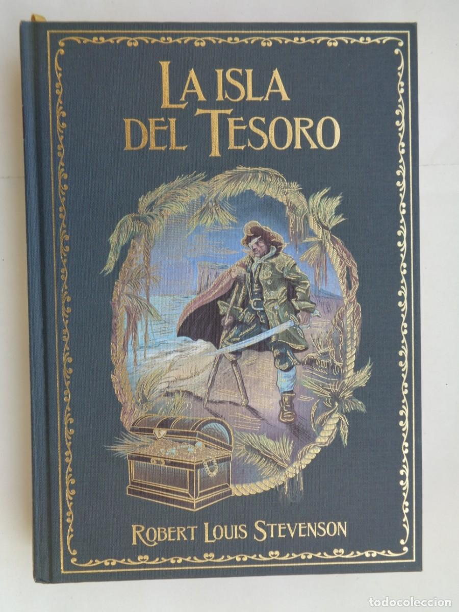 Libros de segunda mano: LA ISLA DEL TESORO , DE ROBERT LOUIS STEVENSON . EDICION DE LUJO DE SALVAT , 2020 - Foto 1