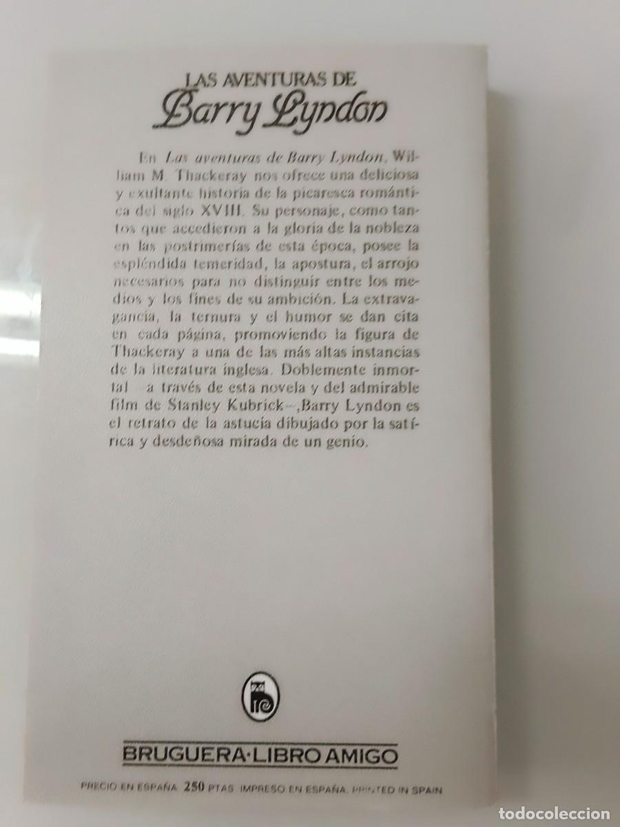 Libros de segunda mano: Las aventuras de Barry Lyndon - Foto 3