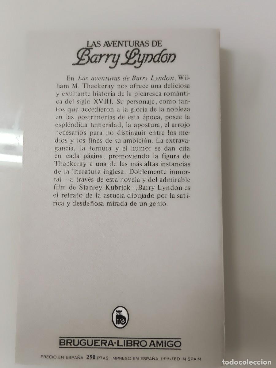 Libros de segunda mano: Las aventuras de Barry Lyndon - Foto 4