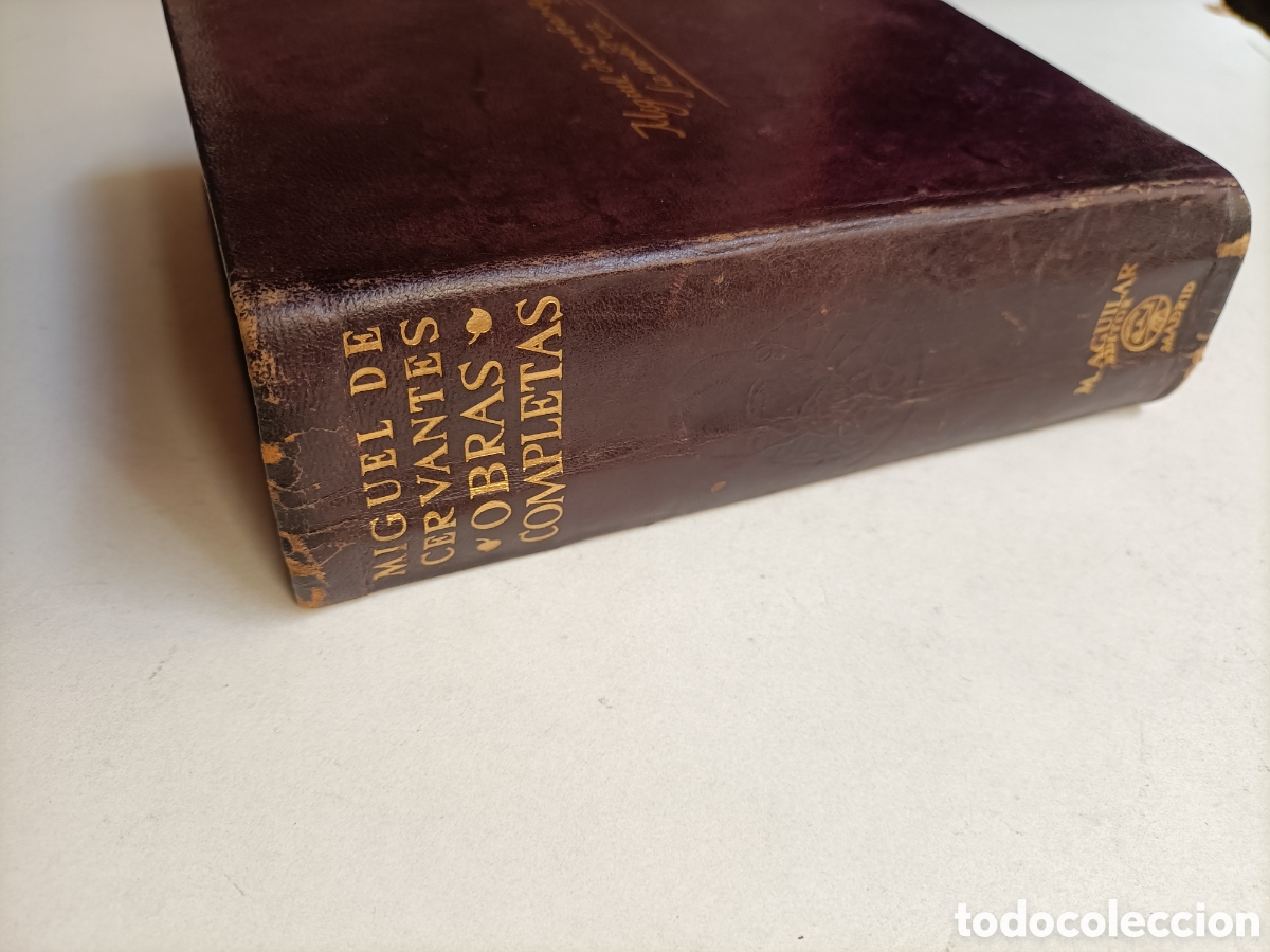 Libros de segunda mano: Miguel de Cervantes. Obras completas. 1946 s&eacute;ptima edici&oacute;n - Foto 4