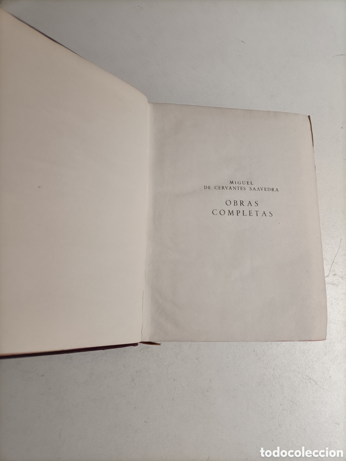 Libros de segunda mano: Miguel de Cervantes. Obras completas. 1946 s&eacute;ptima edici&oacute;n - Foto 9