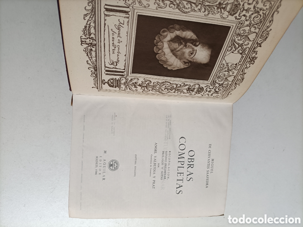 Libros de segunda mano: Miguel de Cervantes. Obras completas. 1946 s&eacute;ptima edici&oacute;n - Foto 10