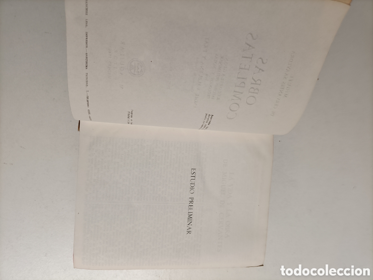 Libros de segunda mano: Miguel de Cervantes. Obras completas. 1946 s&eacute;ptima edici&oacute;n - Foto 11