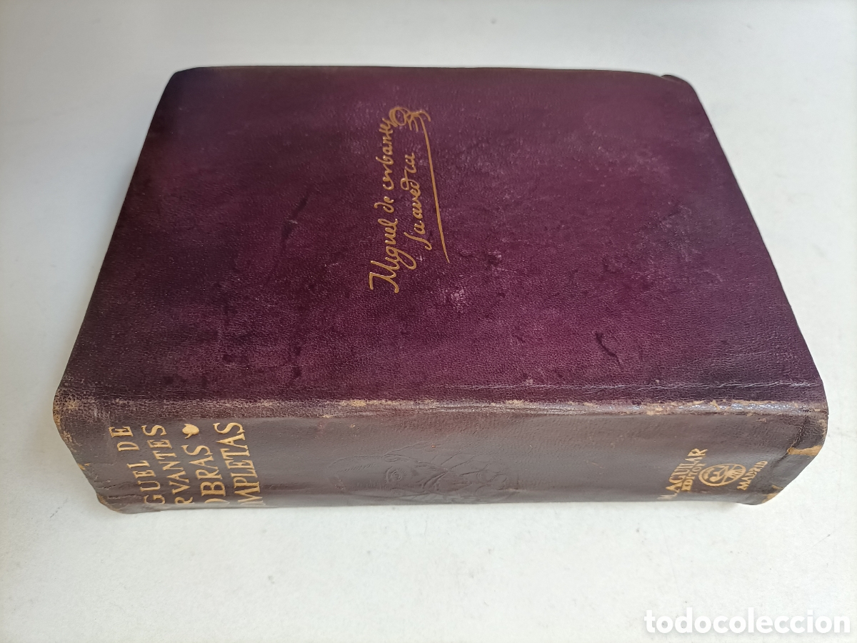 Libros de segunda mano: Miguel de Cervantes. Obras completas. 1946 s&eacute;ptima edici&oacute;n - Foto 1