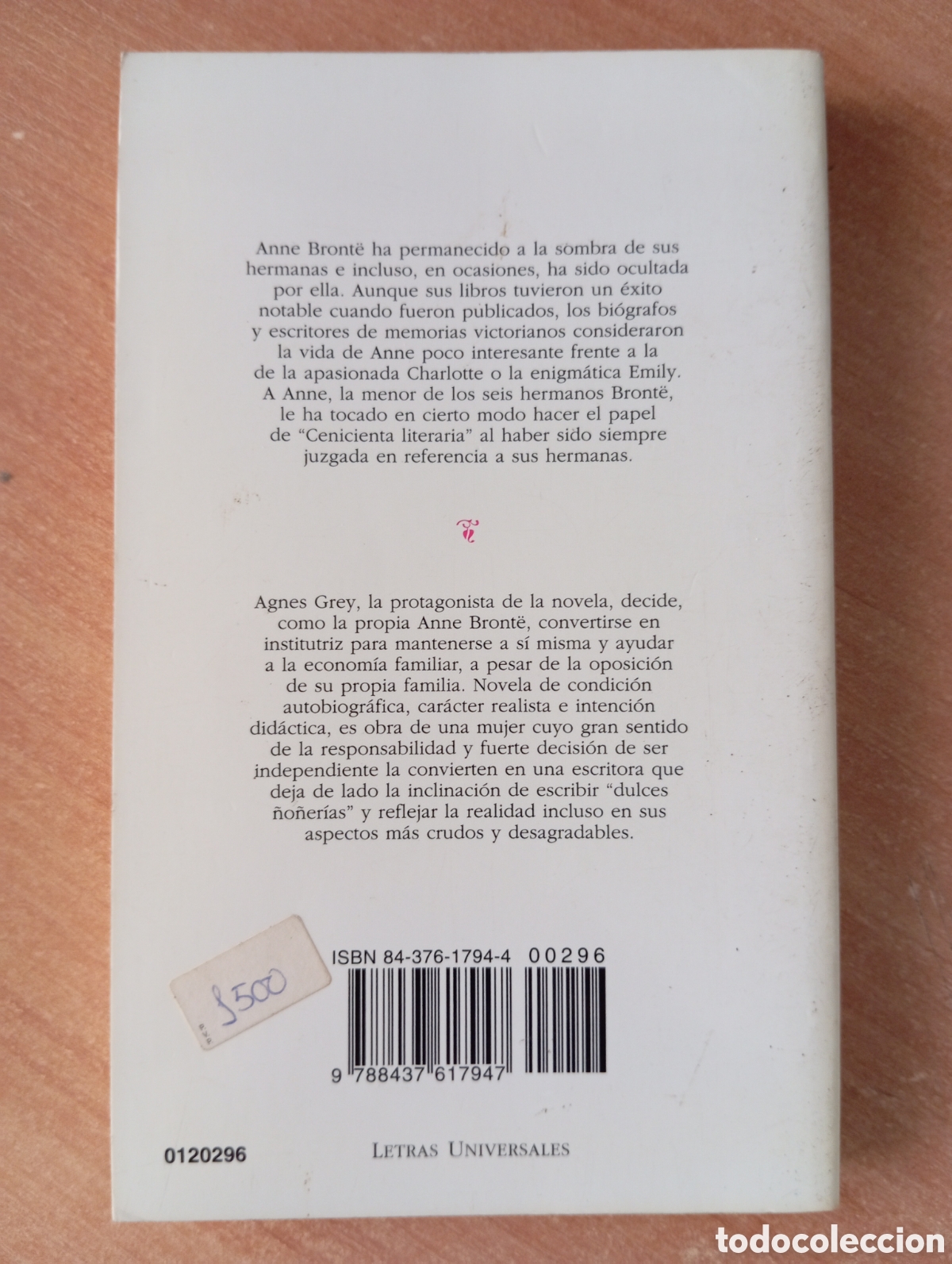 Libros de segunda mano: AGNES GREY - ANNE BRONTE - CATEDRA - Foto 2