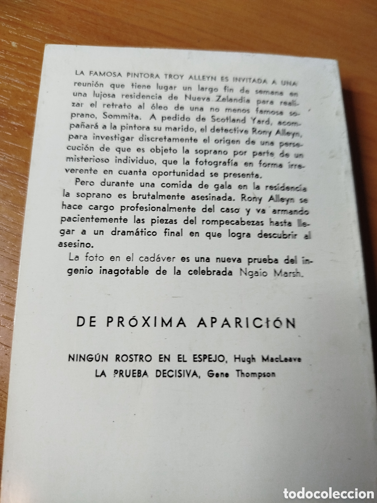 Libros de segunda mano: Ngaio Marsh. La foto en el cad&aacute;ver. El s&eacute;ptimo c&iacute;rculo. Emece - Foto 4