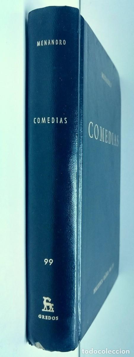 Libros de segunda mano: MENANDRO &ndash; COMEDIAS &ndash; Biblioteca Cl&aacute;sica GREDOS - Foto 1