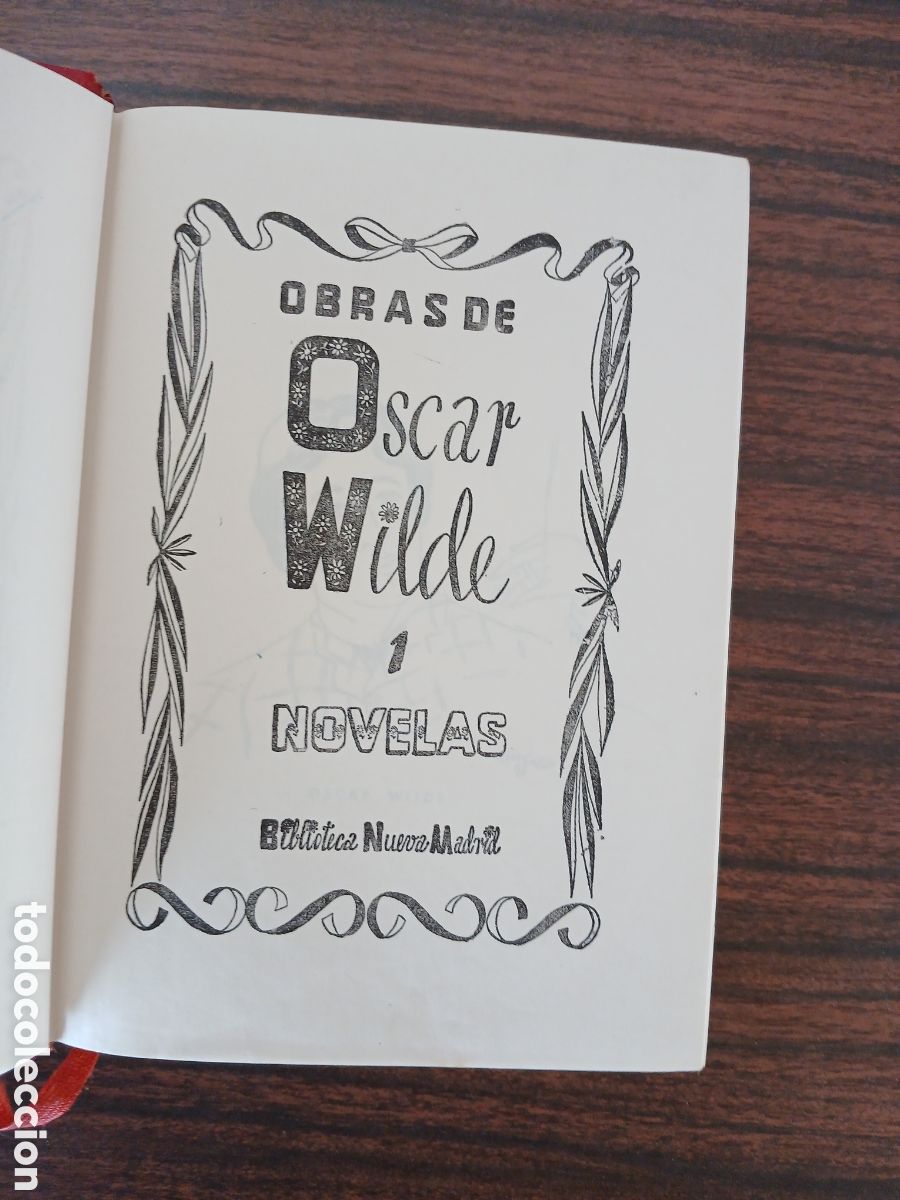 Libros de segunda mano: Obras de Oscar Wilde. Novelas. - Foto 2
