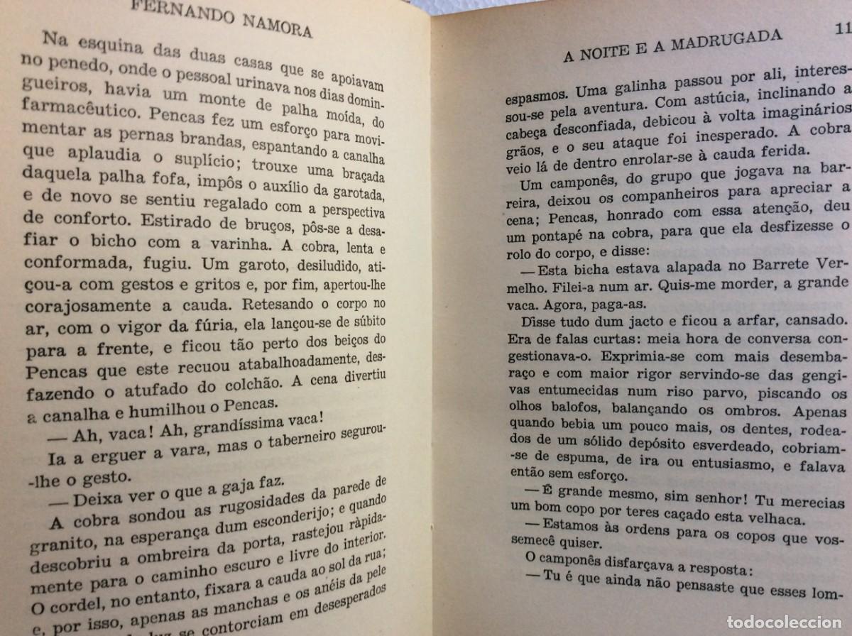 Libros de segunda mano: Fernando Namora. A noite e a madrugada. Romance. 3.&ordf; edi&ccedil;&atilde;o de 1957 - Foto 5