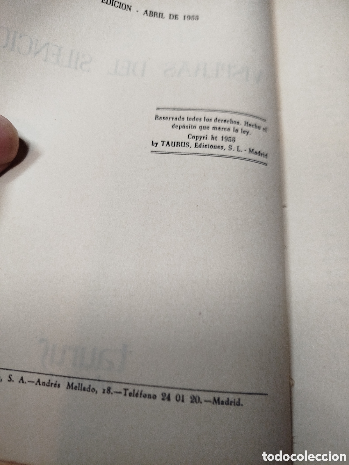 Libros de segunda mano: V&iacute;speras del silencio. Ignacio aldecoa. Con el tiempo. - Foto 4