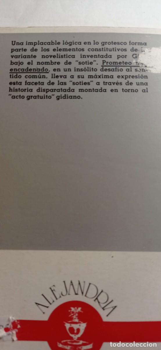 Libros de segunda mano: Andre Gide. Prometeo mal encadenado. Editorial Fontamara. 1979a - Foto 2