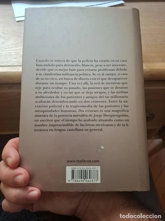 Libros de segunda mano: Dos cr&iacute;menes, de Jorge Ibarg&uuml;engoitia - Foto 2
