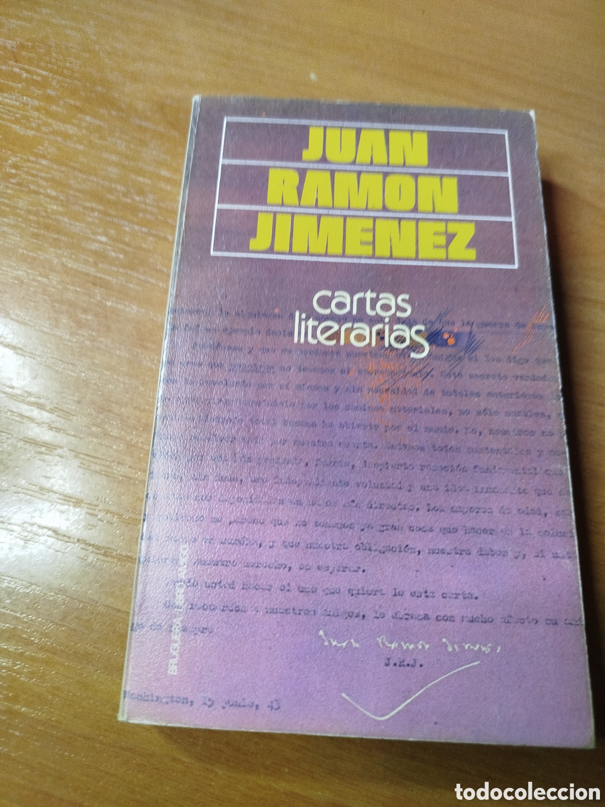Libros de segunda mano: Cartas literarias. Juan Ram&oacute;n Jim&eacute;nez. Libro amigo - Foto 1