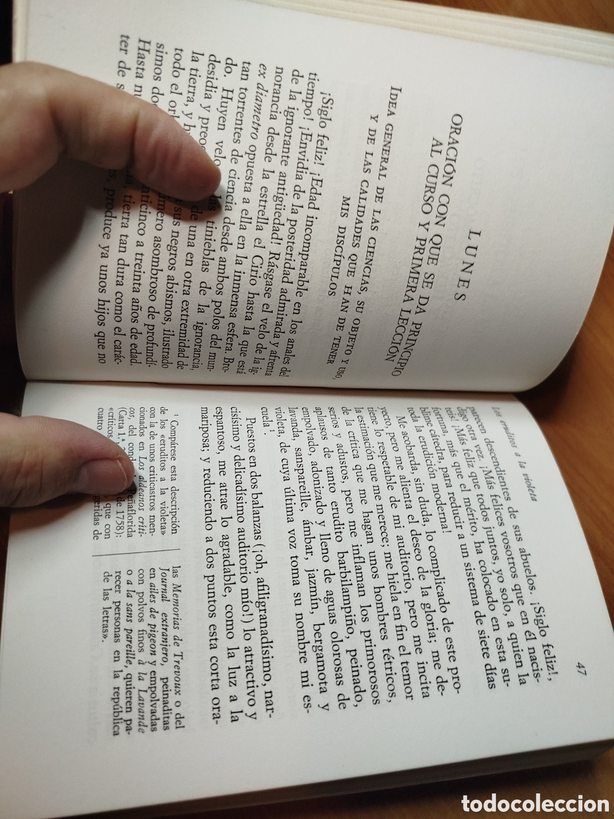 Libros de segunda mano: Los eruditos a la violeta. Jos&eacute; Cadalso. Nigel glendinning - Foto 2