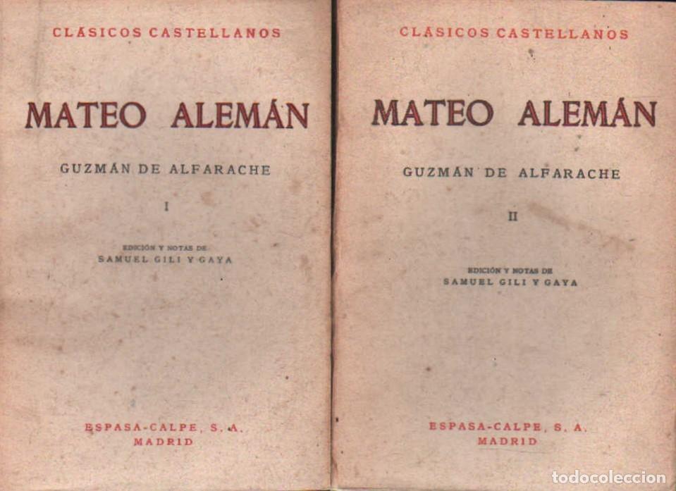 Libros de segunda mano: GUZM&Aacute;N DE ALFARACHE. ALEM&Aacute;N, MATEO. A-LESP-1075 - Foto 2