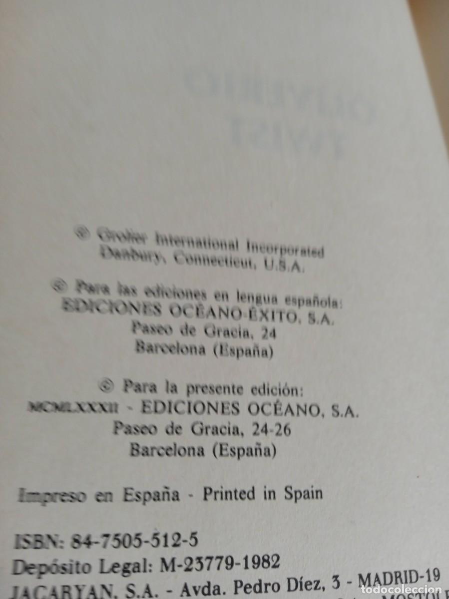 Libros de segunda mano: OLIVERIO TWIST Ediciones Oc&eacute;ano - Foto 5