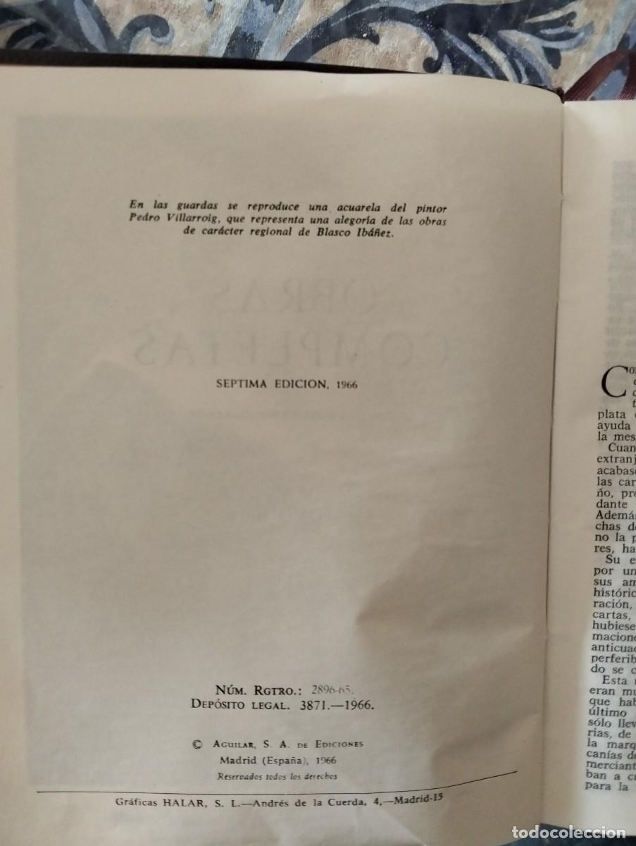 Libros de segunda mano: Blasco Ib&aacute;&ntilde;ez. Obras completas III - Foto 3