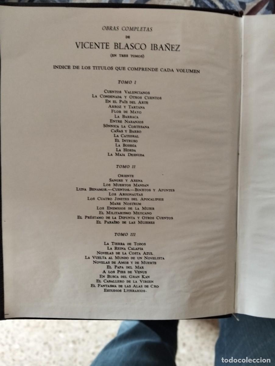 Libros de segunda mano: Blasco Ib&aacute;&ntilde;ez. Obras completas III - Foto 4