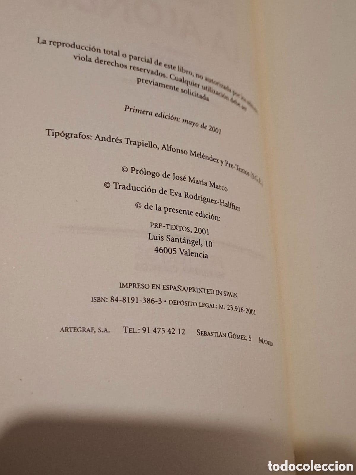Libros de segunda mano: El canto de la alondra - Willa Cather - Editorial PRE-TEXTOS - Foto 5