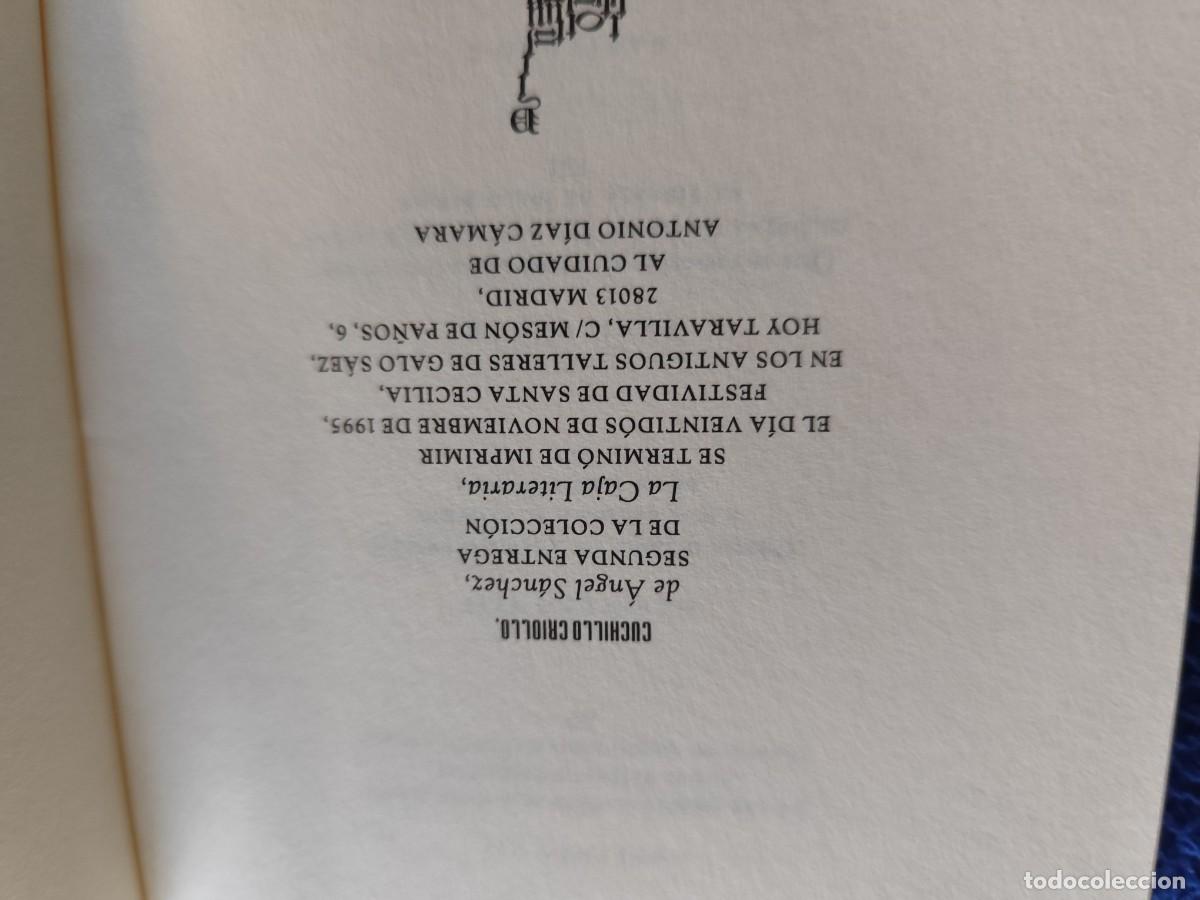 Libros de segunda mano: CUCHILLO CRIOLLO &Auml;ngel Sanchez Ediciones La Palma Madrid 1995 - Foto 9