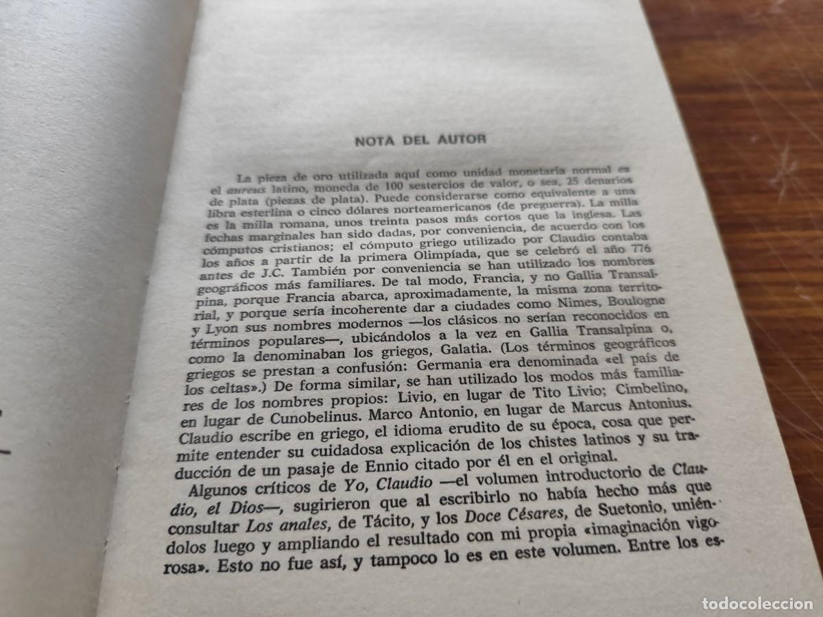 Libros de segunda mano: CLAUDIO EL DIOS / ROBERT GRAVES / EVA 144 / PLAZA&JANES - Foto 9