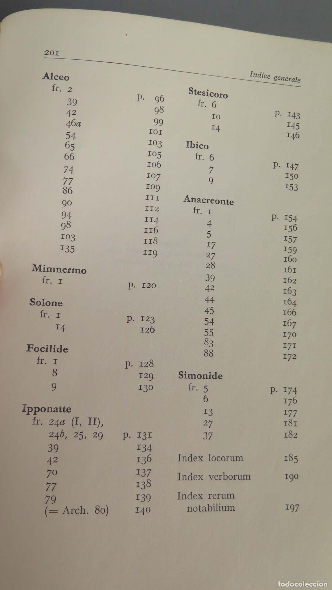 Libros de segunda mano: Frammenti della lirica greca Benedetto Marzullo - Foto 3