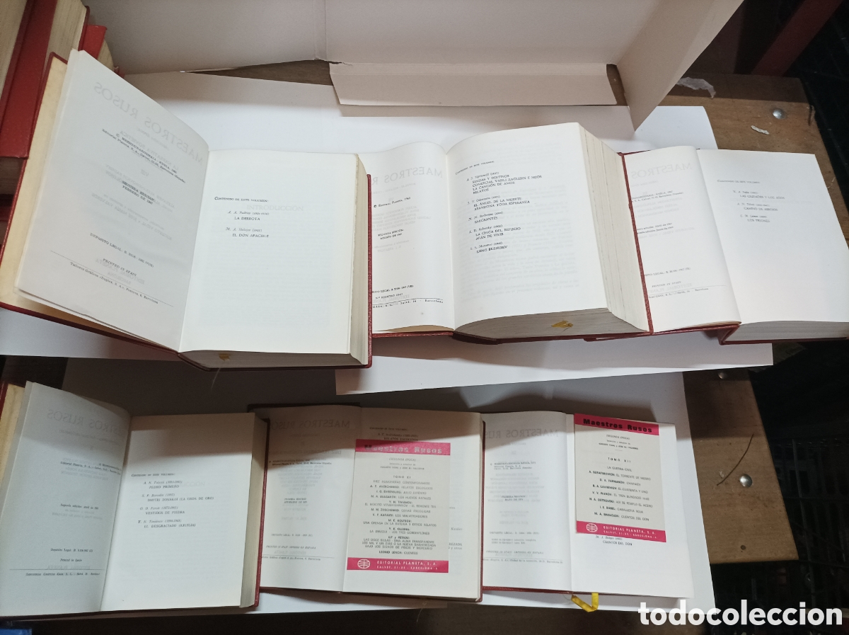 Livres d'occasion: MAESTROS RUSOS 12 TOMOS NOVELAS, RELATOS, CUENTOS EDITORIAL PLANETA