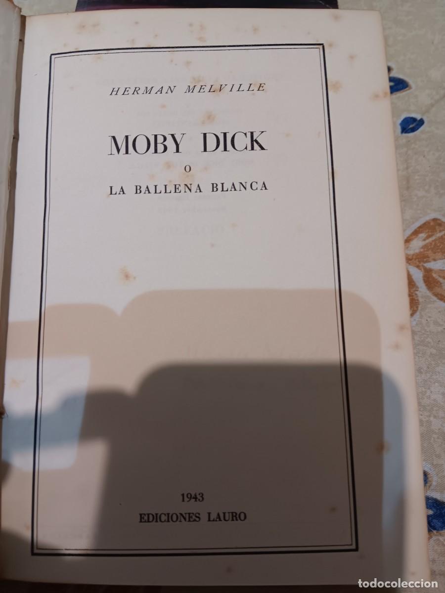 Libros de segunda mano: Moby Dick primera edici&oacute;n 1943 - Foto 1