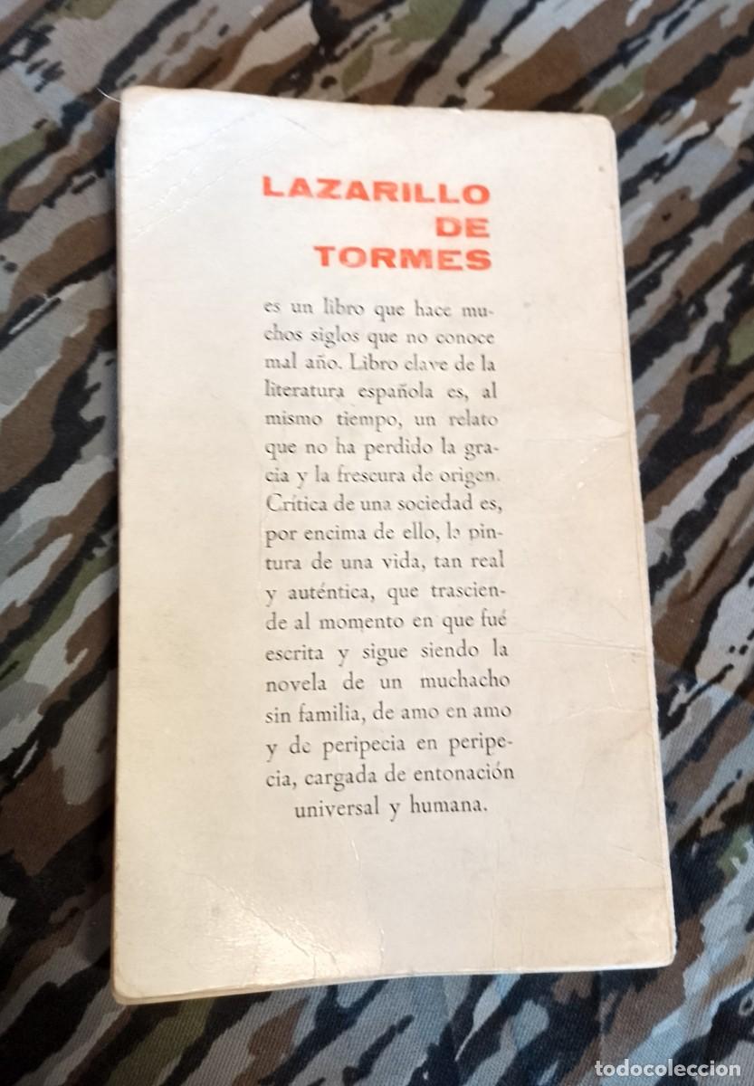 Libros de segunda mano: El lazarillo de Tormes, tapa blanda, 1966 - Foto 3