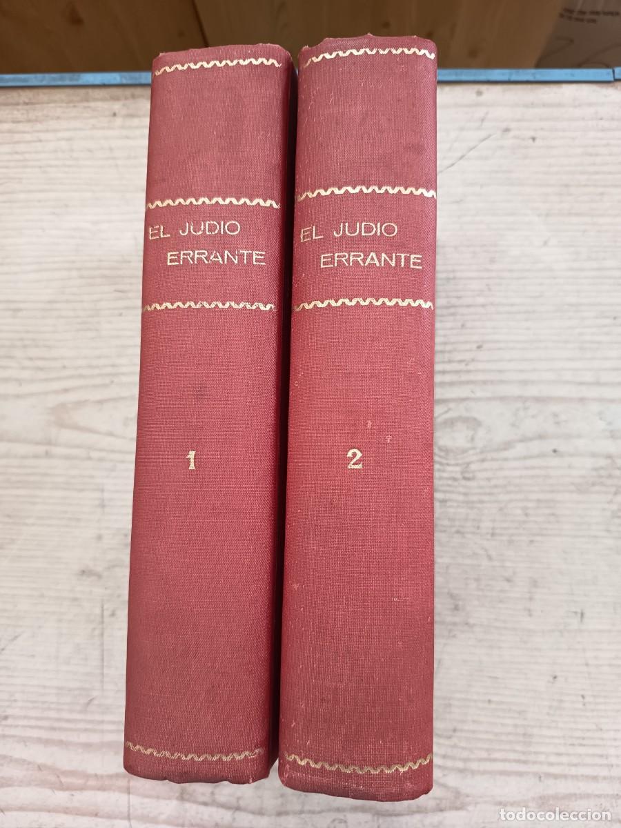 Libros de segunda mano: El Judio Errante - Eugenio Sue - 2 Tomos - Editorial De Ramon Molinas - Foto 1