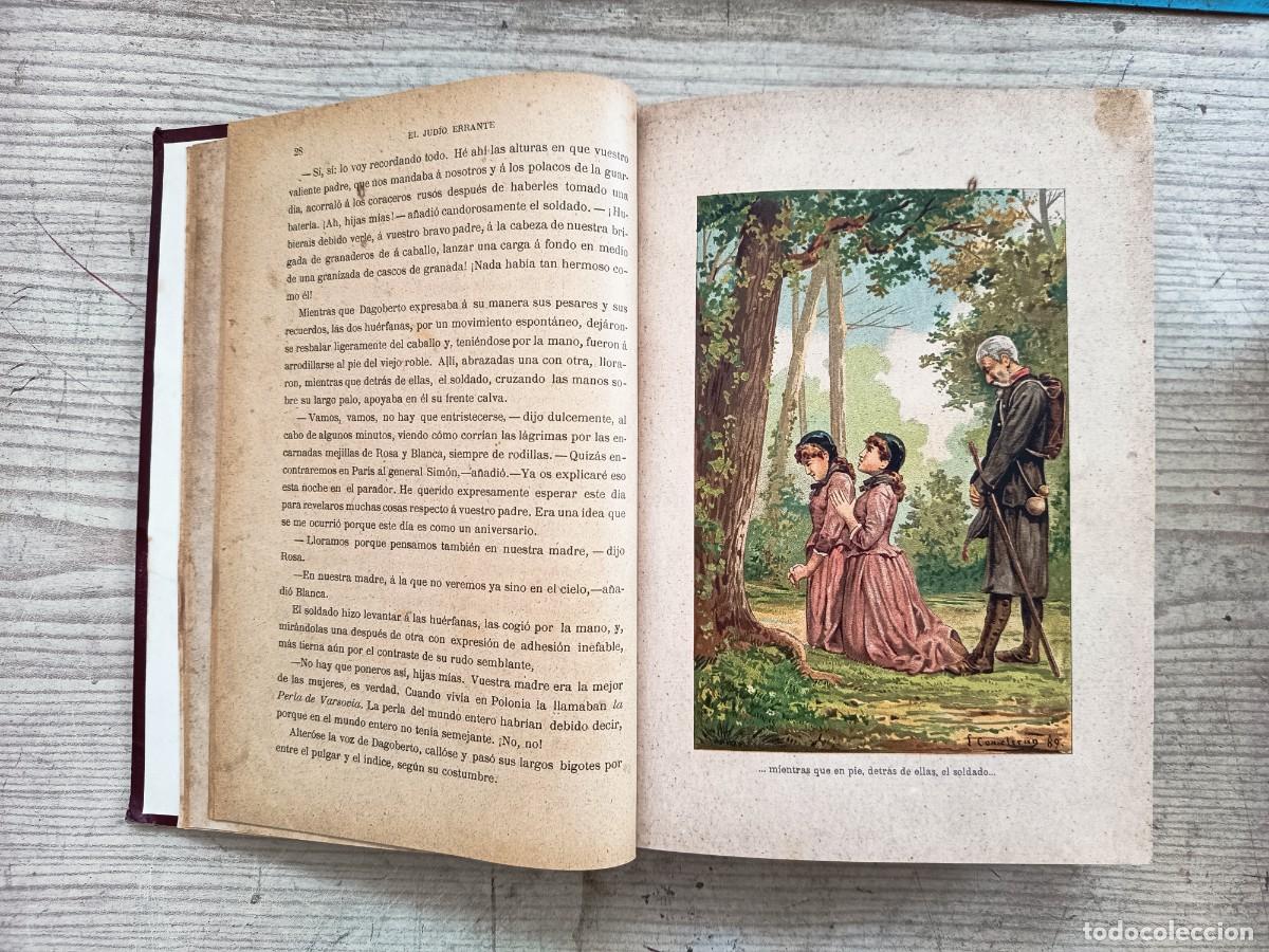 Libros de segunda mano: El Judio Errante - Eugenio Sue - 2 Tomos - Editorial De Ramon Molinas - Foto 5
