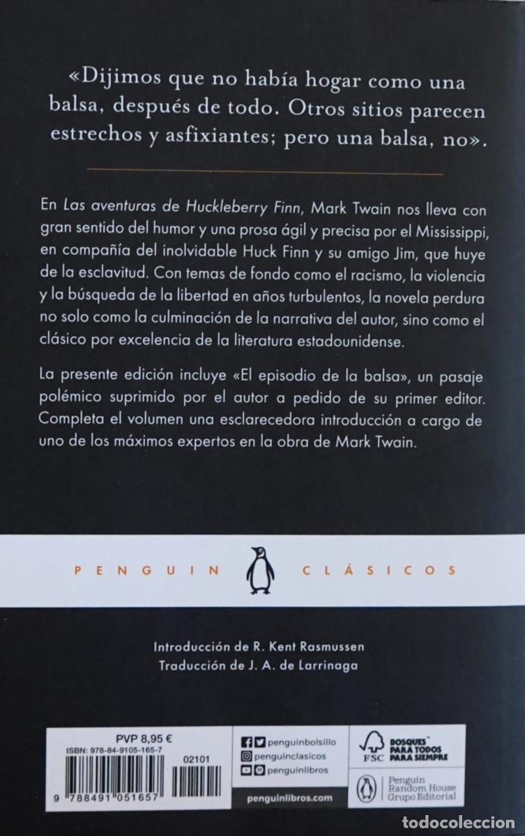 Libros de segunda mano: Mark Twain.- Las aventuras de Huckleberry Finn - Foto 2