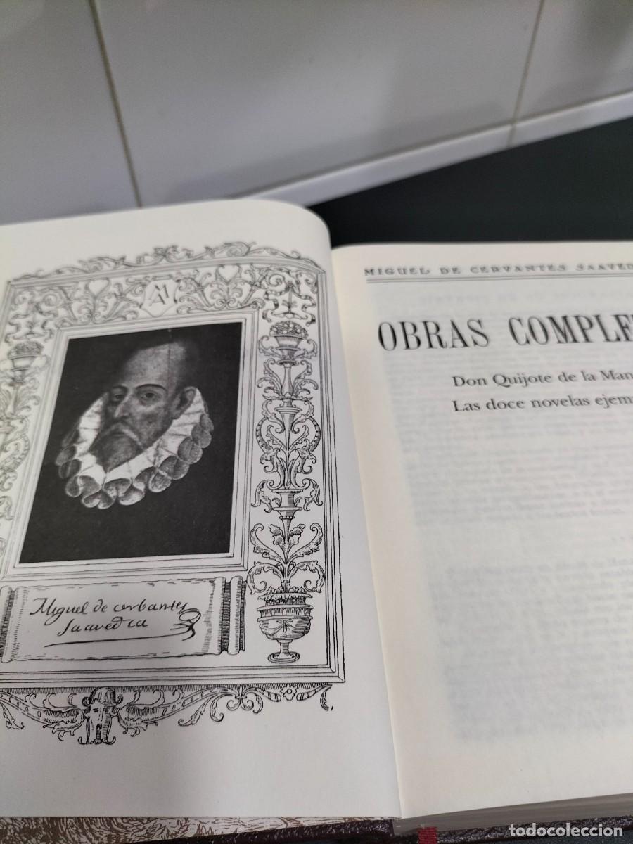 Libros de segunda mano: LIBRO - MIGUEL CERVANTES ( OBRAS COMPLETAS I - AGUILAR - Foto 4