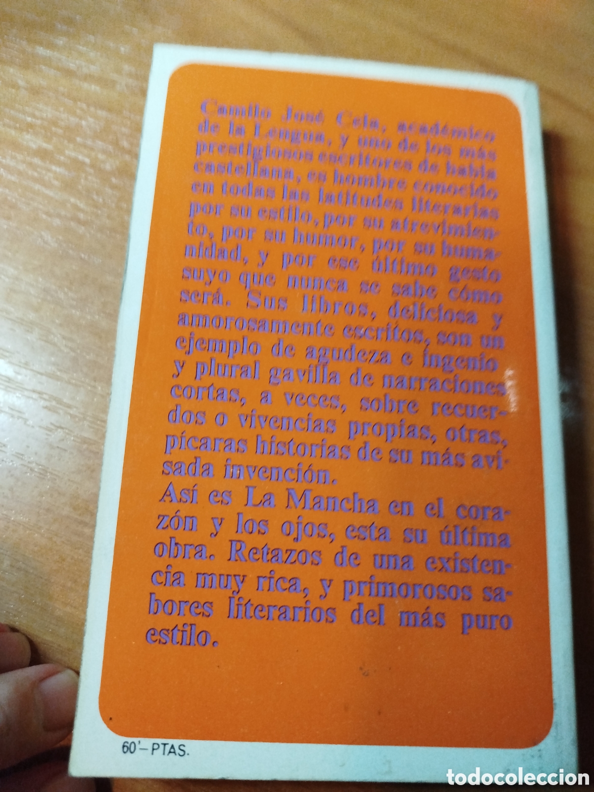 Libros de segunda mano: La mancha en el coraz&oacute;n y en los ojos. Camilo Jos&eacute; Cela. - Foto 4