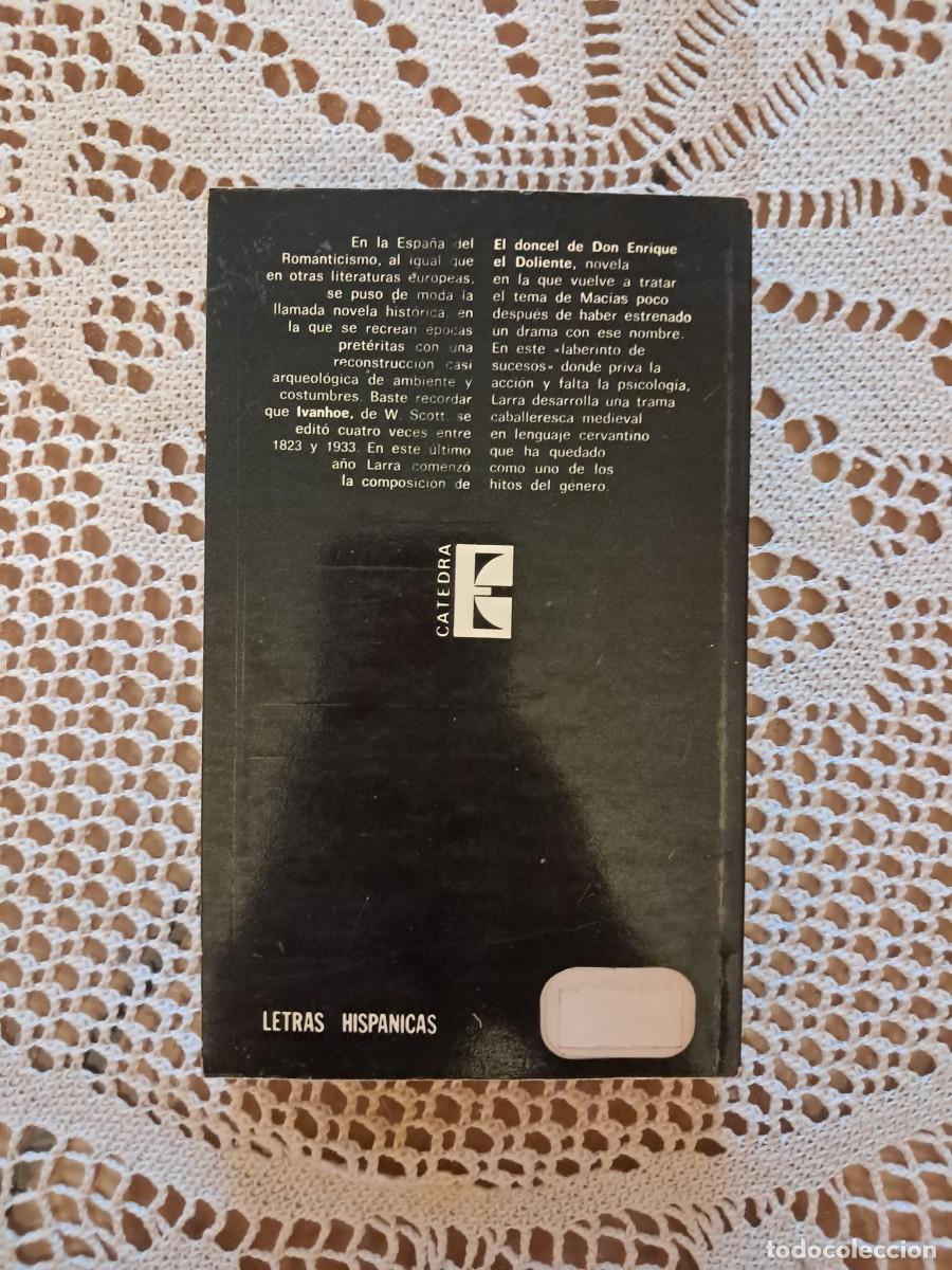 Libros de segunda mano: El Doncel de Don Enrique el Doliente Mariano Jos&eacute; de Larra - Foto 2