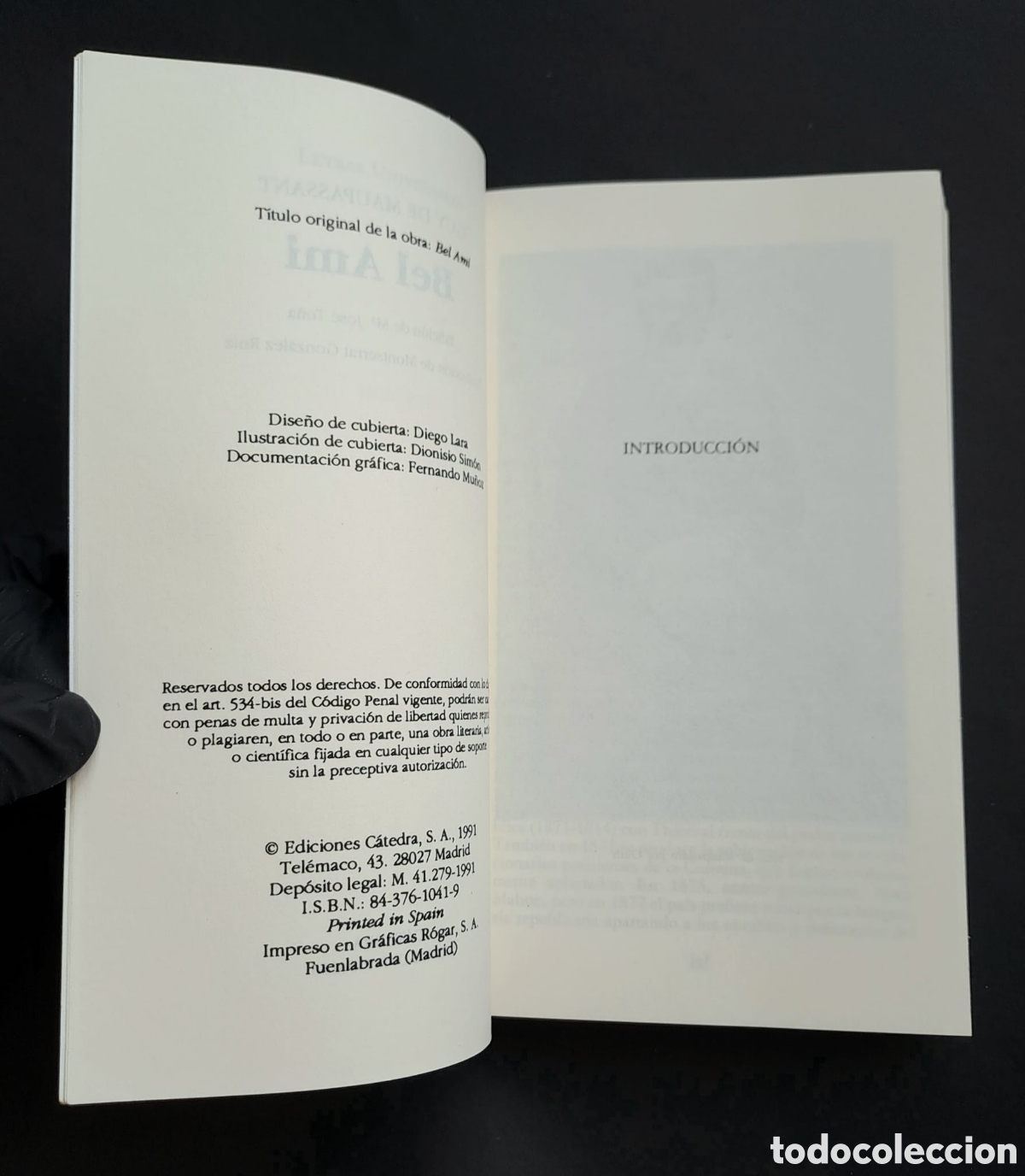 Libros de segunda mano: Bel Ami - Guy de Maupassant - C&aacute;tedra Letras Universales - Foto 6