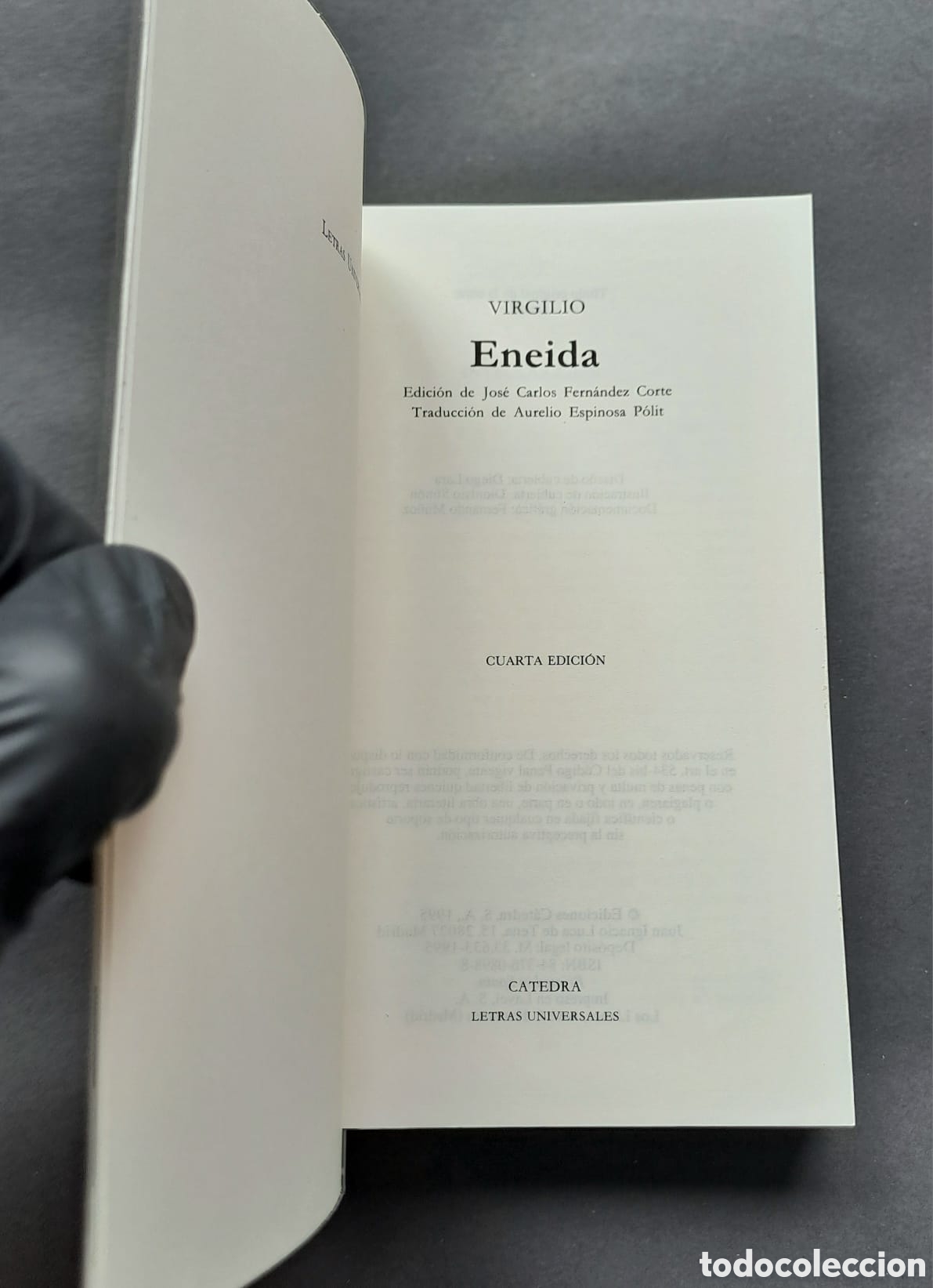 Libros de segunda mano: Eneida - Virgilio - C&aacute;tedra Letras Universales - Foto 5